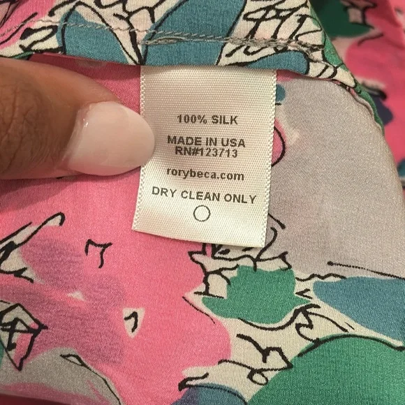 Rory Beca 100% Silk Strapless Dress - Picture 5 of 5